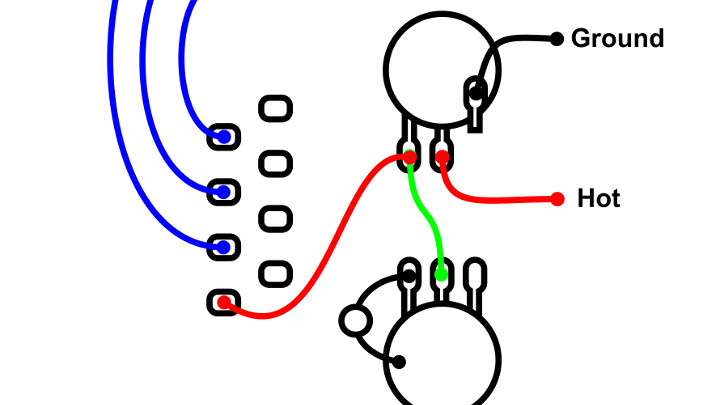 Single Master Tone Control for Stratocaster Style